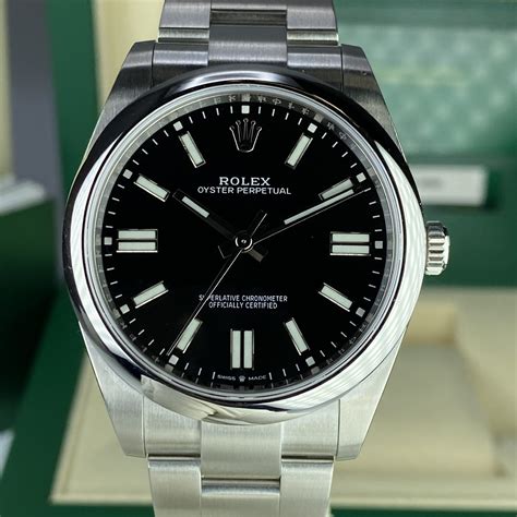 Rolex Oyster Perpetual black dial